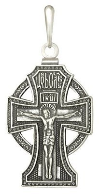 Крестик из серебра без вставок 240682