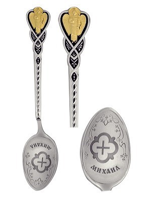 Ложка серебряная именная Михаил 241288