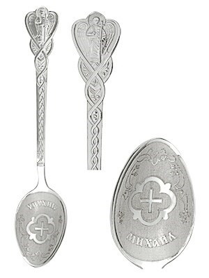 Ложка серебряная именная Михаил 241319