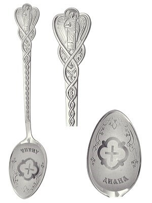 Ложка серебряная именная Диана 241452