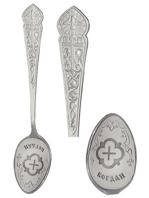 Ложка серебряная именная Богдан 241464