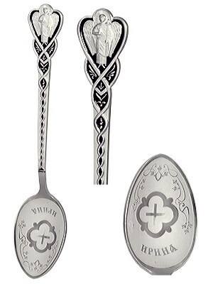 Ложка серебряная именная Ирина 241483