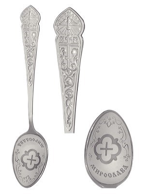 Ложка серебряная именная Мирослава 241609