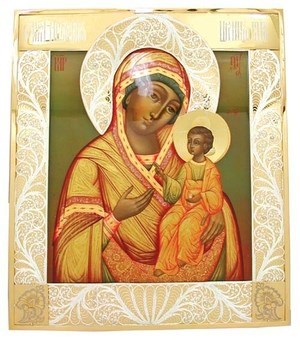 Икона Иверска Божья Матерь ювелирная 241705
