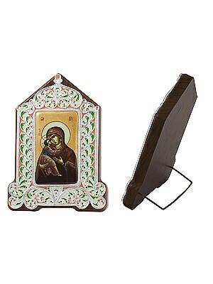 Икона Владимирская Божья Матерь ювелирная серебряная 241875