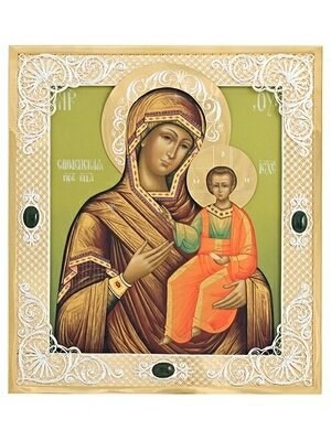 Икона Смоленская Божья Матерь серебряная 241883 - фото 21338