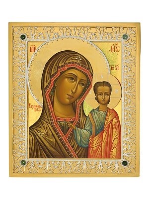 Икона Казанской Божией Матери ювелирная 241884
