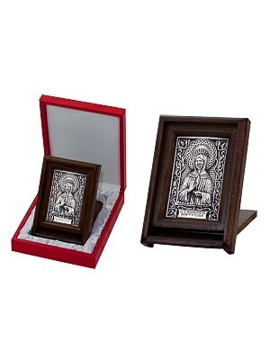 Икона Матроны Московской серебряная ювелирная 241914