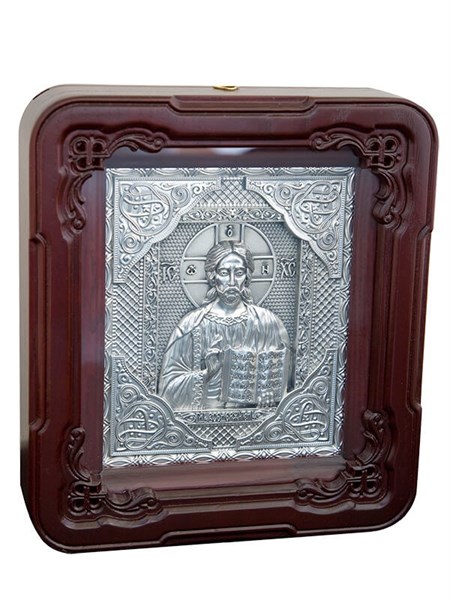 Икона Господь Вседержитель серебряная ювелирная 241919