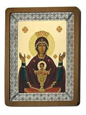 Икона Неупиваемая Чаша серебряная ювелирная 241920