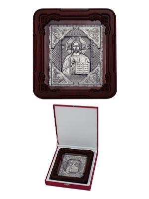 Икона Господь Вседержитель серебряная ювелирная 242333