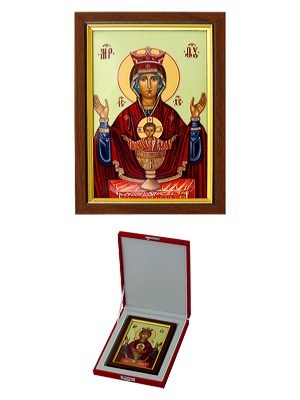 Икона Неупиваемая Чаша серебряная ювелирная 242335