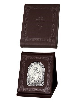 Икона Пантелеймон целитель ювелирная серебряная 242360