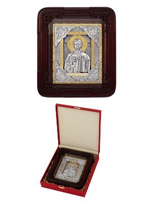 Икона Господь Вседержитель серебряная ювелирная 242361