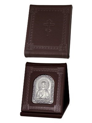 Икона Матроны Московской серебряная ювелирная 242390