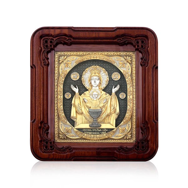 Икона Неупиваемая Чаша серебряная ювелирная 242474