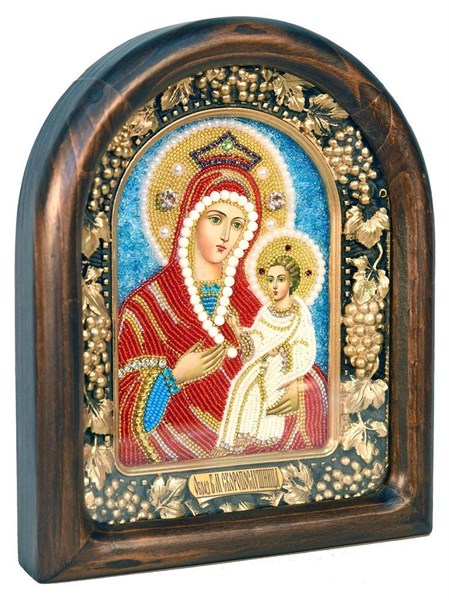 Икона Пресвятая Богородица Скоропослушница бисер 243784 - фото 24265