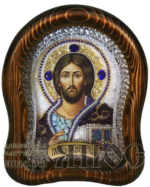 Икона Господь Вседержитель бисер 243857