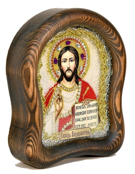Икона Господь Вседержитель бисер 243968