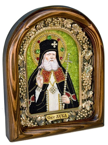 Икона Святой Лука Войно-Ясенецкий бисер 243986