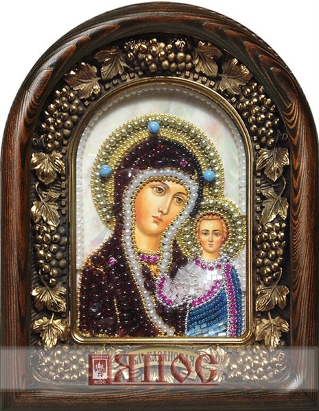 Икона Пресвятая Богородица Казанская бисер 244006