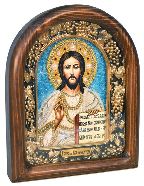 Икона Господь Вседержитель бисер 244020