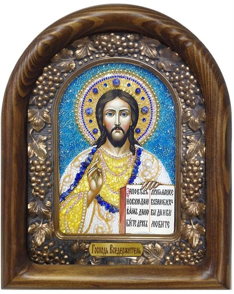 Икона Господь Вседержитель бисер 244048