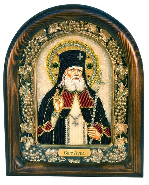 Икона Святой Лука Войно-Ясенецкий бисер 244051 - фото 24634