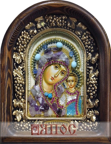 Икона Пресвятая Богородица Казанская бисер 244055