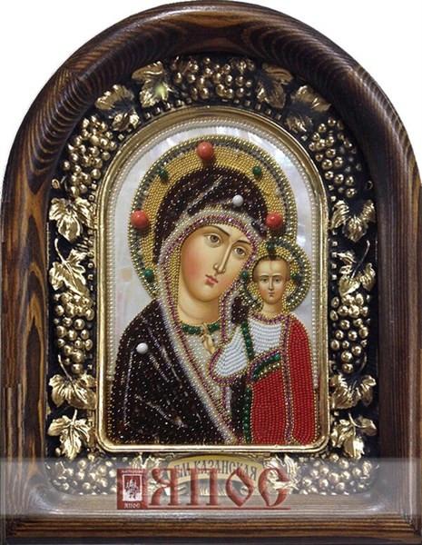 Икона Пресвятая Богородица Казанская бисер 244073