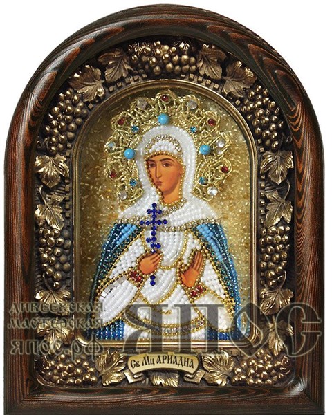 Икона Святая мученица Ариадна бисер 244089