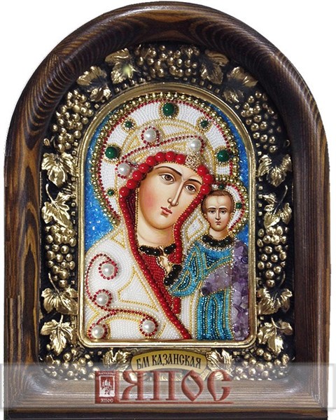 Икона Пресвятая Богородица Казанская бисер 244100