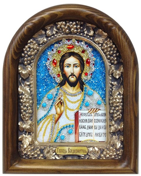 Икона Господь Вседержитель бисер 244119