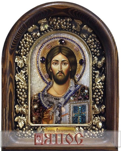 Икона Господь Вседержитель бисер 244124