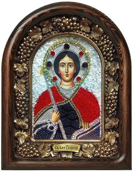 Икона Святой Великомученик Георгий бисер 244201