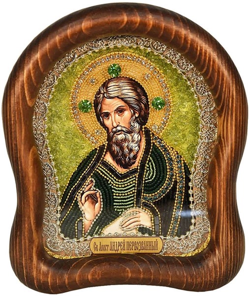Икона Святой апостол Андрей Первозванный бисер 244236 - фото 25286
