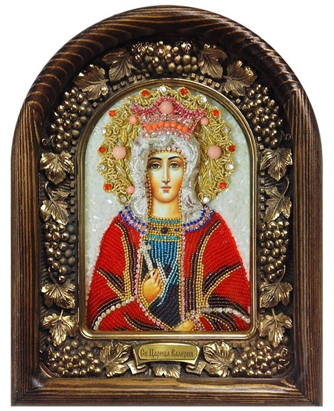 Икона Святая царица Валерия бисер 244270