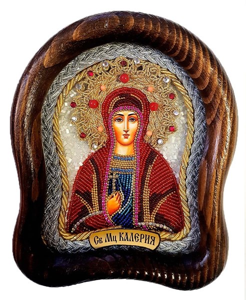 Святая мученица Валерия бисер 244276