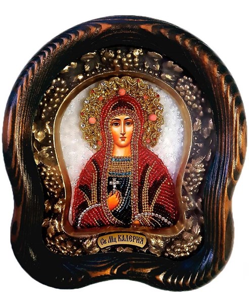 Святая мученица Валерия (малая иконабисер) 244336