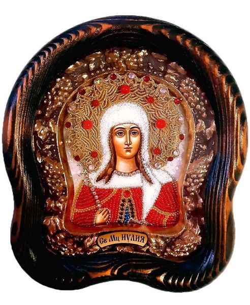 Святая мученица Иулия (малая иконабисер) 244343