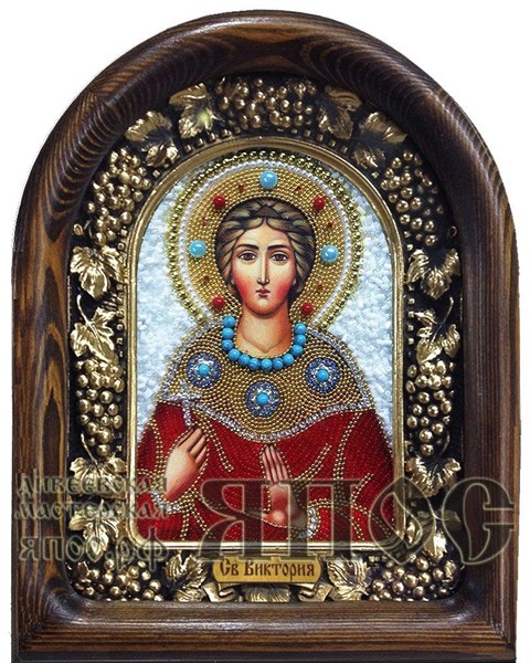 Икона Святая Виктория бисер 244355 - фото 25798