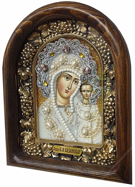 Икона Пресвятая Богородица Казанская бисер 244374
