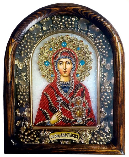Святая мученица Анастасия бисер 244403 - фото 26030