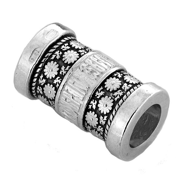 Бусина серебряная с молитвой 5.73гр 252520