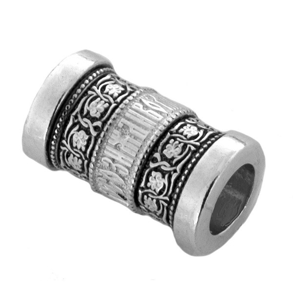 Бусина серебряная с молитвой 50 псалом 5.17гр 252522