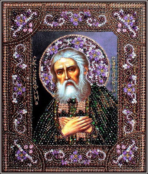 Набор для вышивания Преподобный Серафим Саровский 22х27 см 248166 - фото 27438