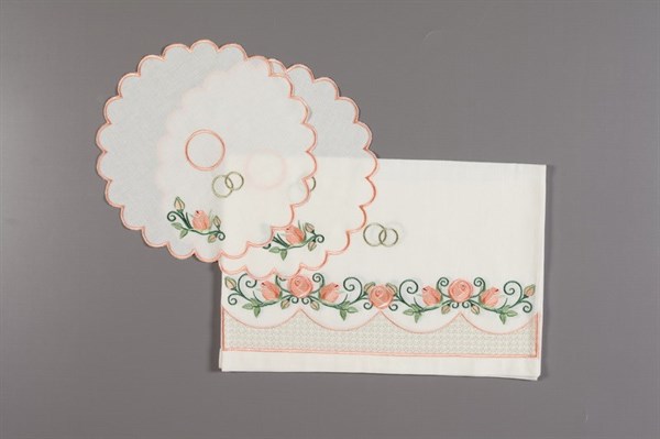 Рушник венчальный (для каравая) вышитый и прихватки 229078