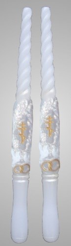 Венчальные свечи с глиттером 228641