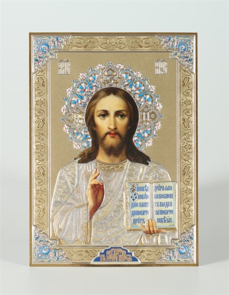 Икона на деревянном планшете 13х18 конгрев Спаситель 237904