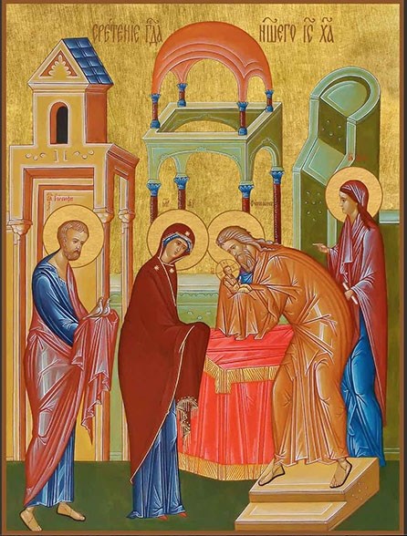 Икона Сретение Господне 21215